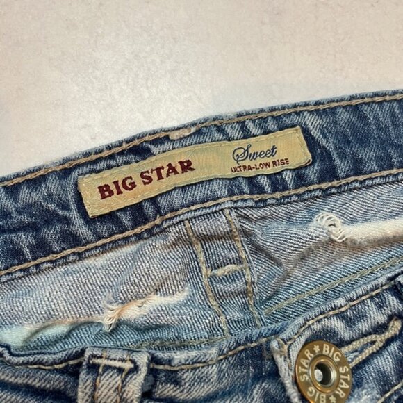 Big Star 27R Sweet Ultra-Low Rise Bootcut Jeans - Picture 8 of 11